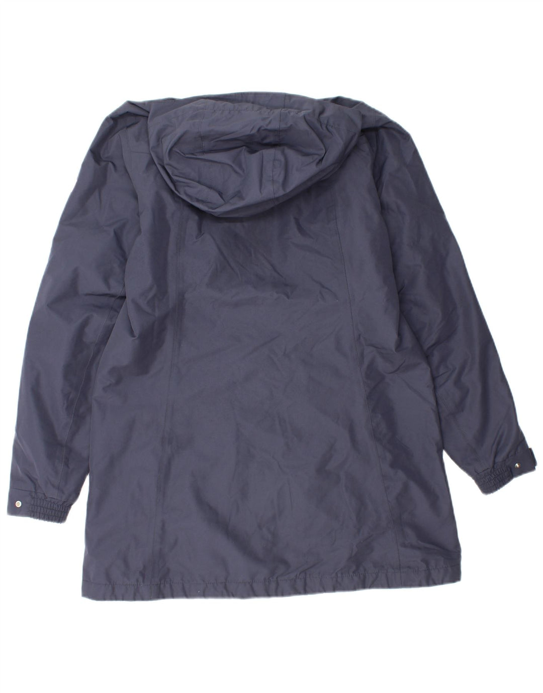 Cappotto giacca a vento con cappuccio da donna HELLY HANSEN UK 14 medio blu navy