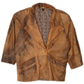 Cappotto ampio da donna vintage a doppio petto UK 16 grande beige