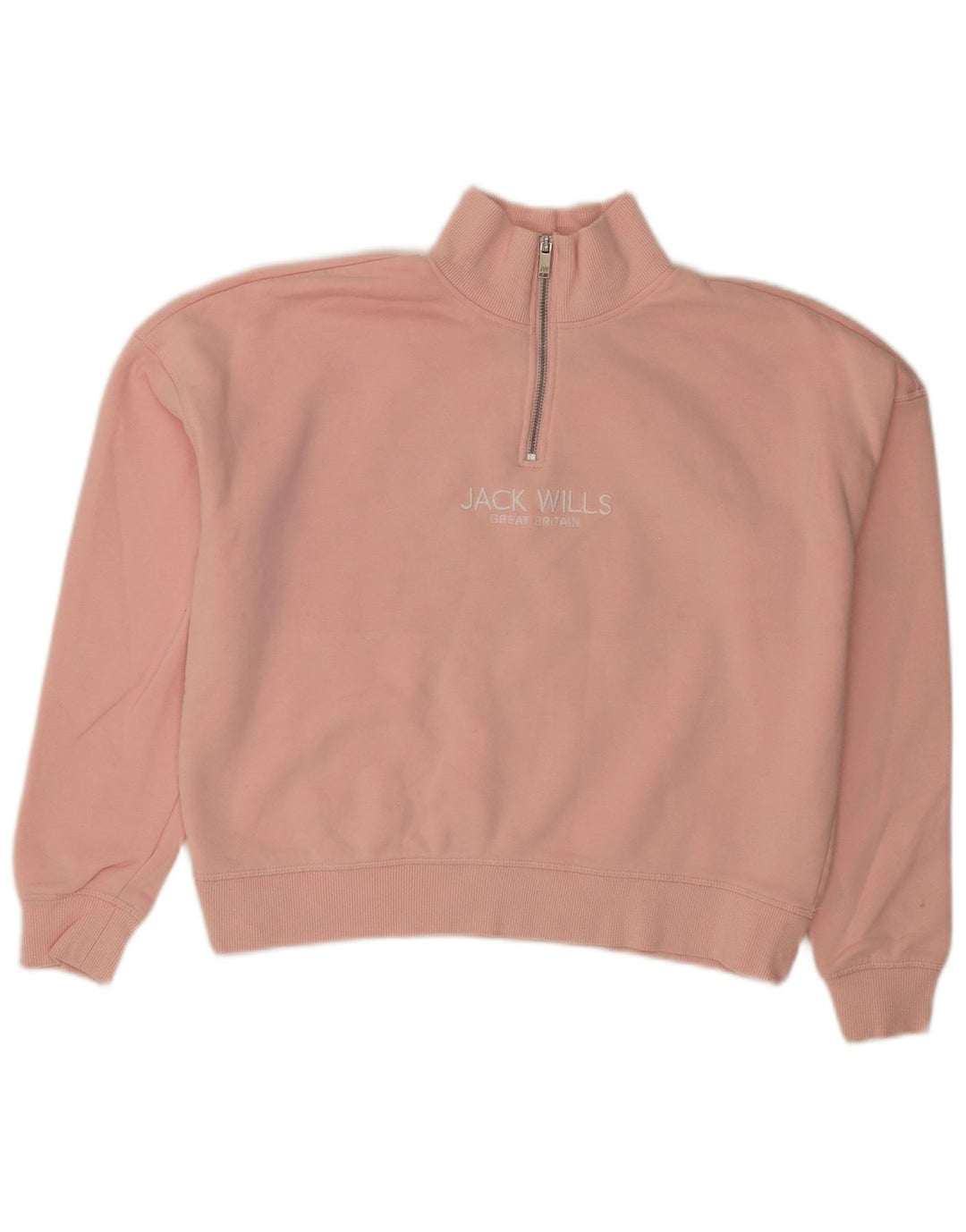 Felpa grafica oversize da donna Jack Wills UK 10 piccola rosa