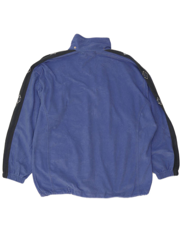 Giacca da tuta grafica oversize da donna Diadora UK 14 Blu medio
