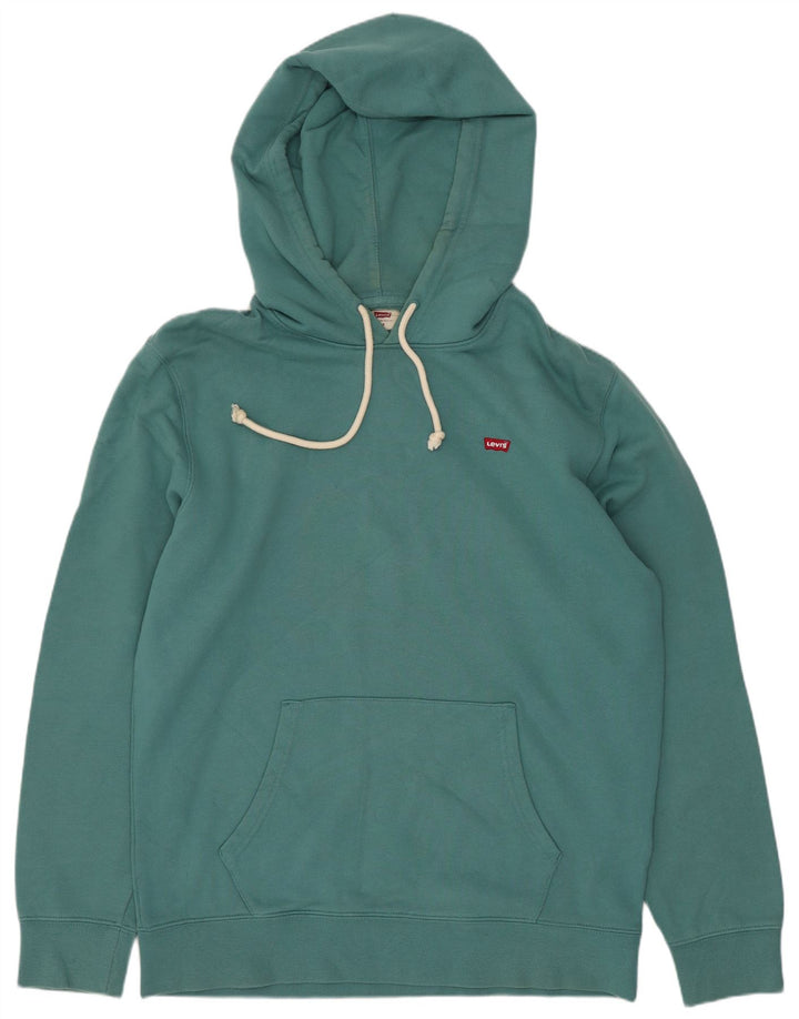 Maglione con cappuccio standard da uomo Levi's in cotone blu medio