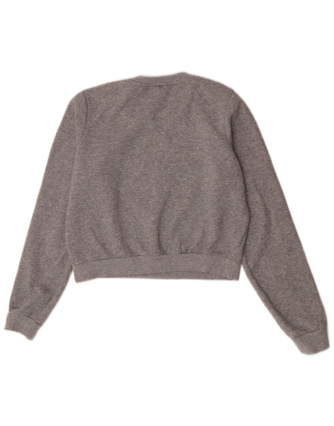 Felpa con grafica corta da donna Guess UK 14 Colorblock grigio medio