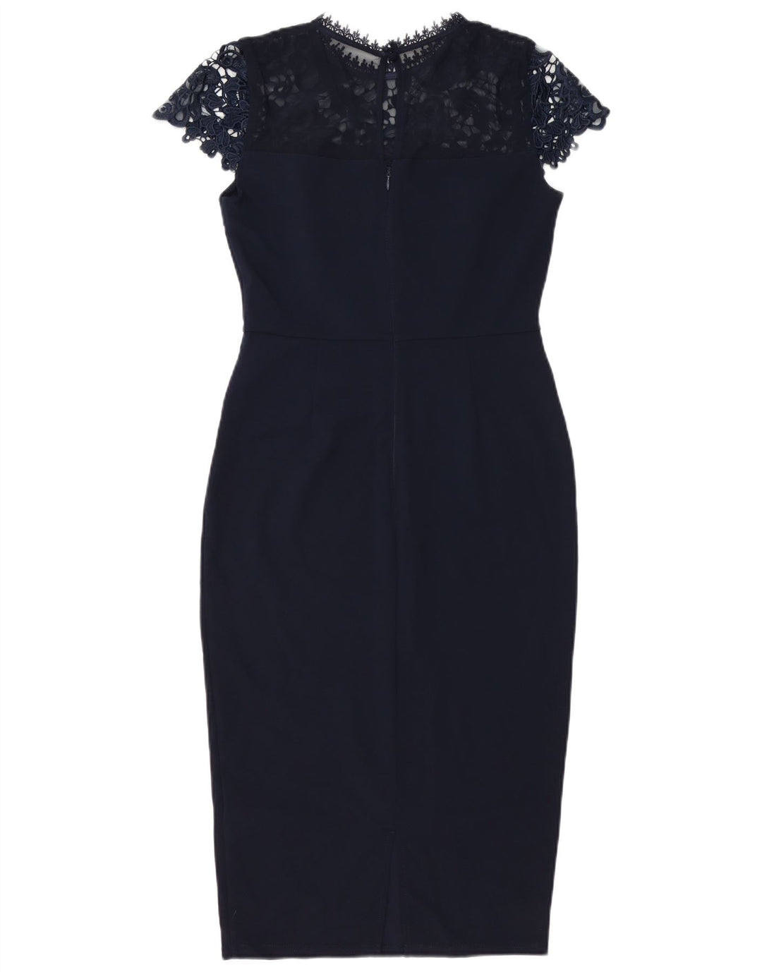 Abito aderente da donna Lipsy UK 10 Piccolo poliestere blu navy