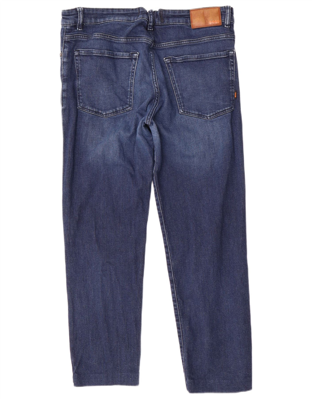 Jeans dritti da uomo Hugo Boss W36 L29 cotone blu