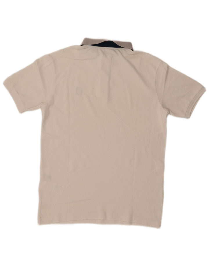 Polo da uomo Refrigiwear Small in cotone color block bianco