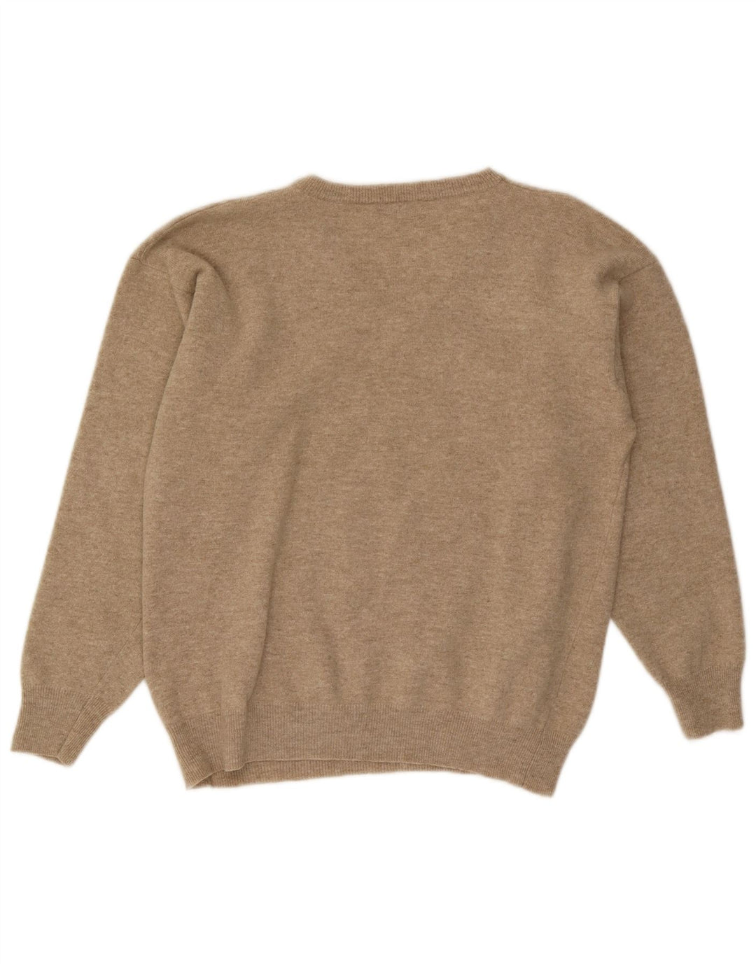 Maglione da uomo con scollo a V Pierre Cardin IT 52 Large Beige Argyle/Diamond