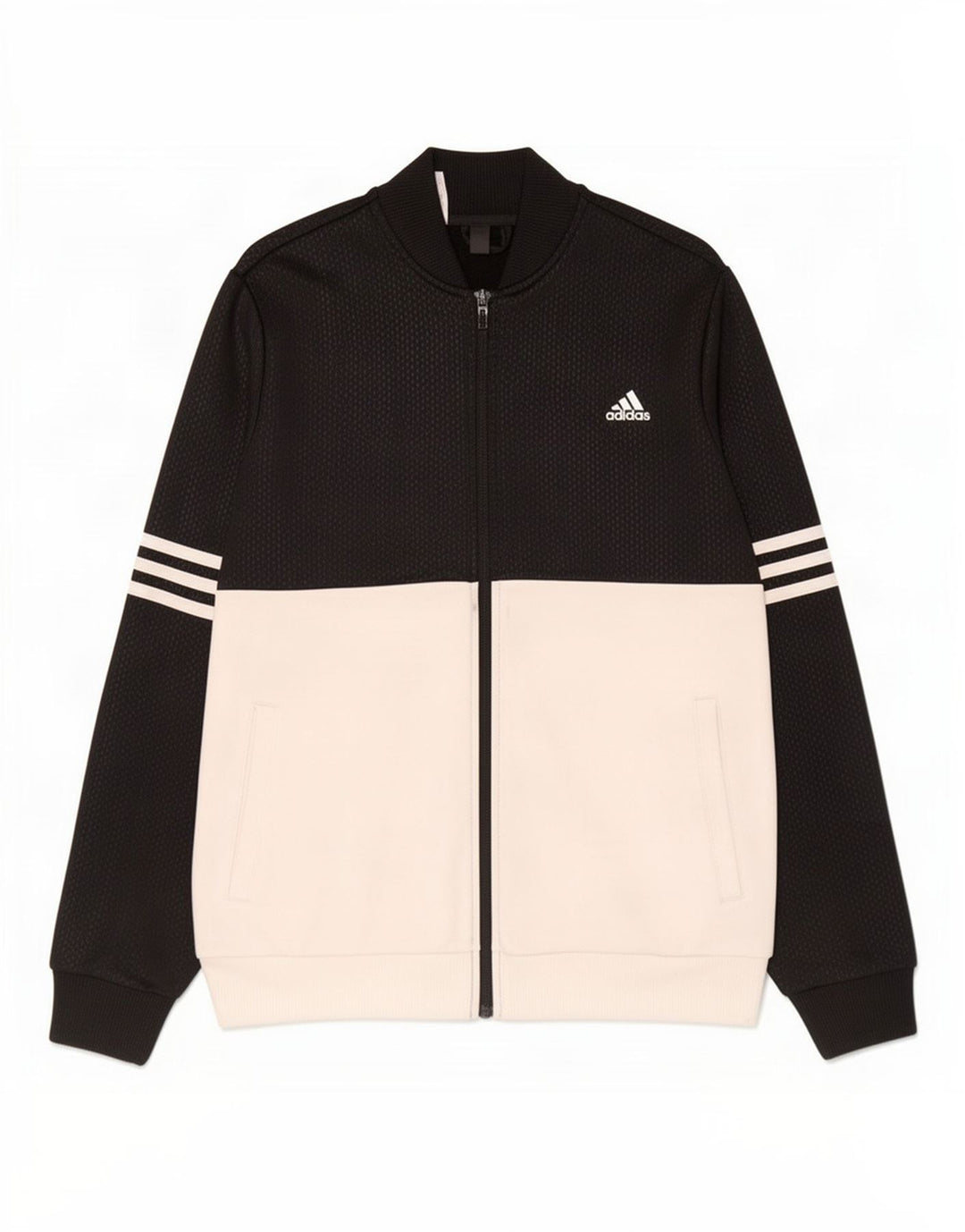 Giacca da tuta da ragazzo Adidas 13-14 anni in poliestere color block nero