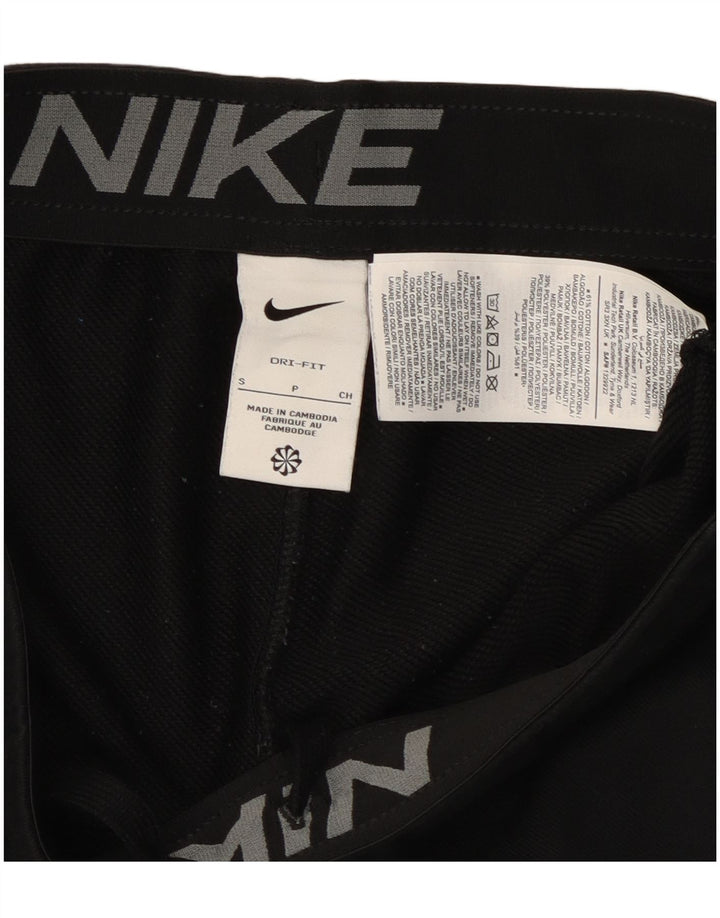 NIKE Pantaloni da tuta da uomo Dri Fit Joggers piccoli in cotone nero