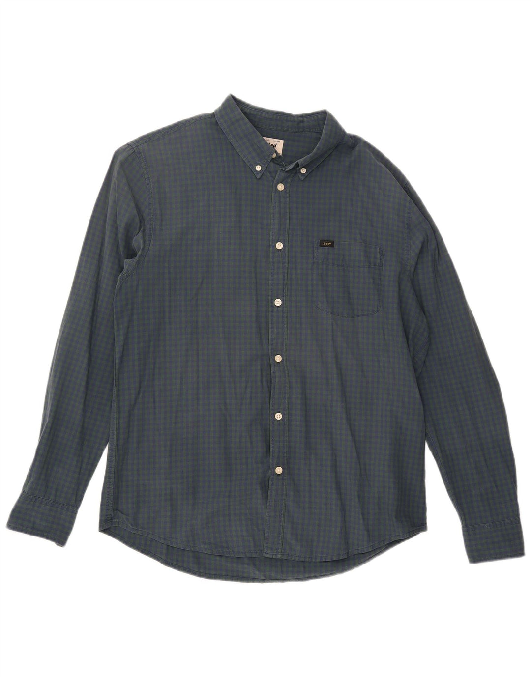 Camicia Lee da uomo a quadri vestibilità classica XL verde a quadretti