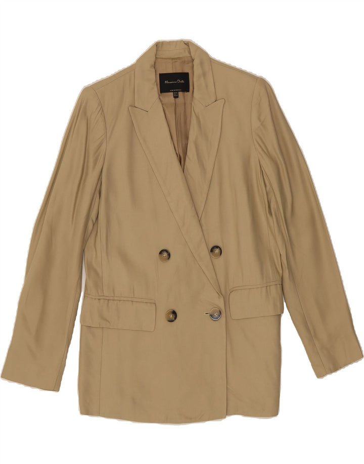 MASSIMO DUTTI Womens Loose Fit Blazer Jacket EU 38 Small Beige Vintage Massimo Dutti and Second-Hand Massimo Dutti from Messina Hembry 