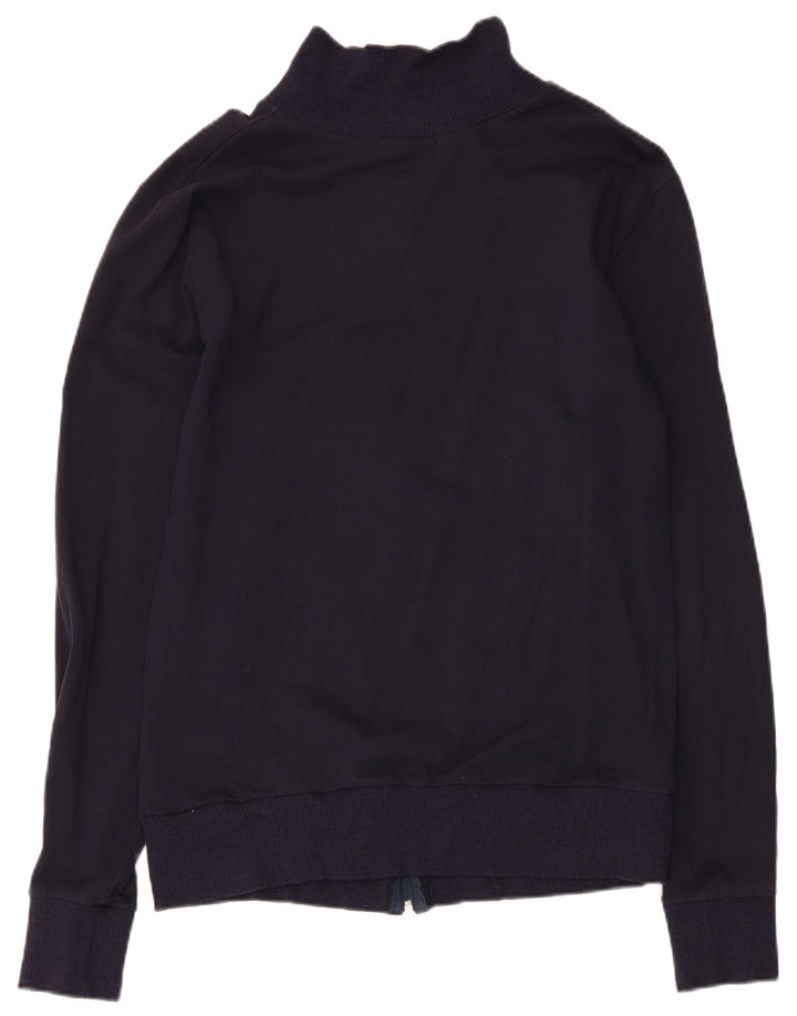 Gianmarco Venturi Giacca da tuta grafica da uomo XL in cotone blu navy