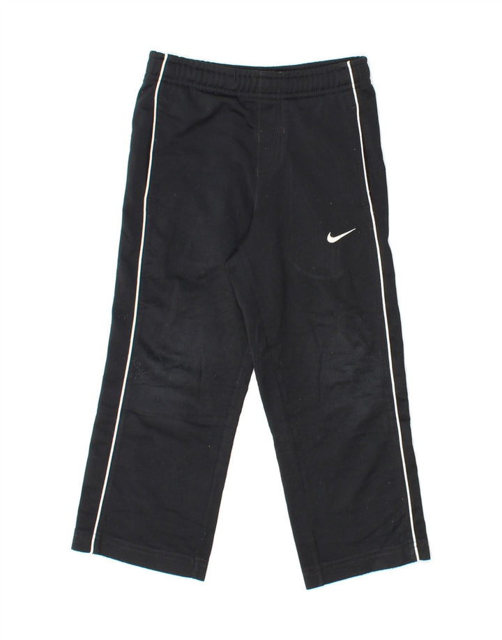 NIKE Boys Tracksuit Trousers 4-5 Years Small Black Vintage Nike and Second-Hand Nike from Messina Hembry 