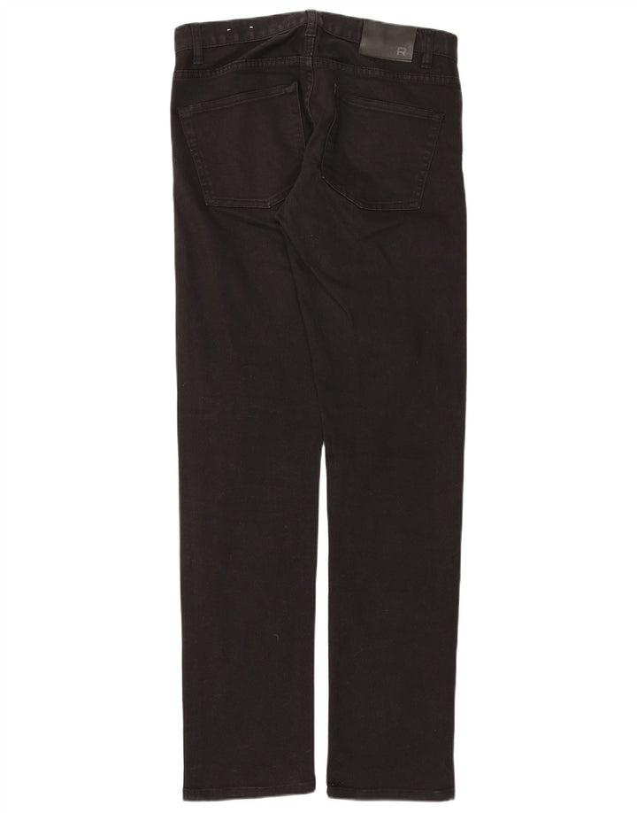 Jeans Shacket Slim da donna Reiss W30 L33 cotone nero