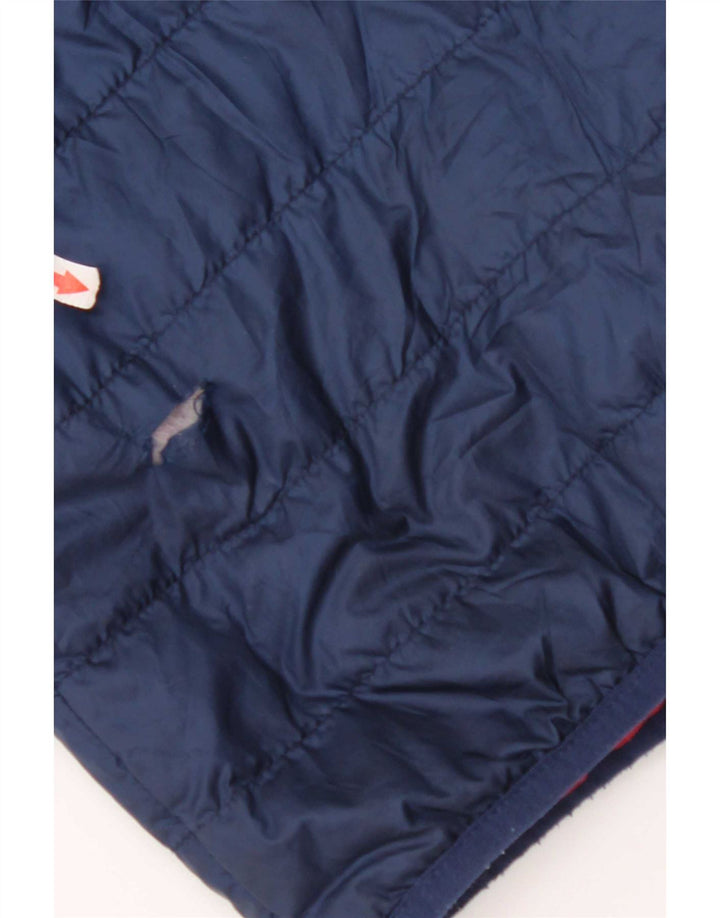 Giacca imbottita con cappuccio da uomo Umbro UK 40 Large in poliestere blu navy