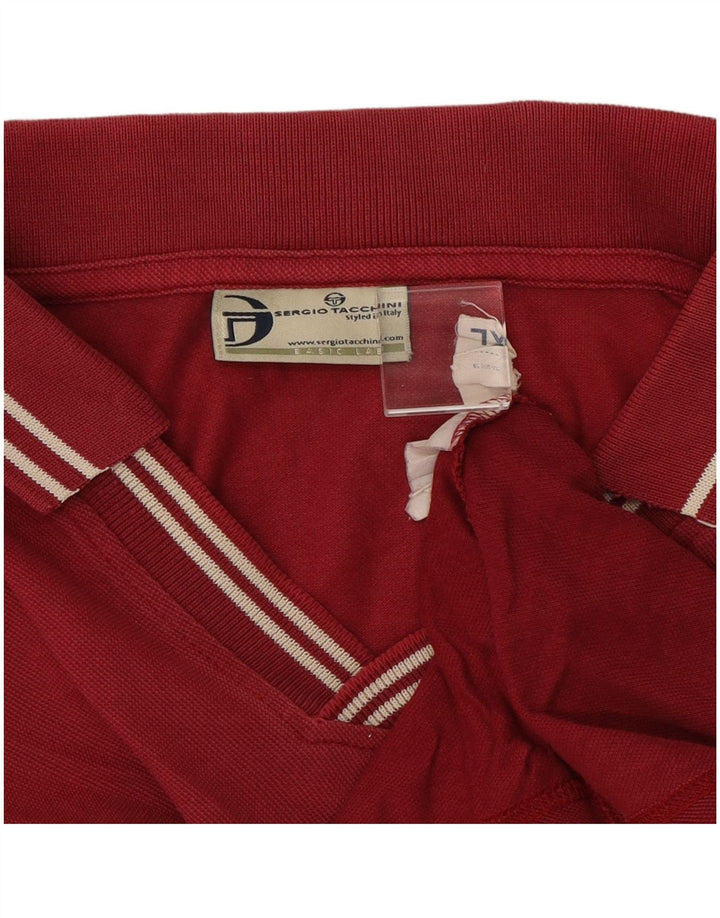Polo da uomo Sergio Tacchini XL Bordeaux