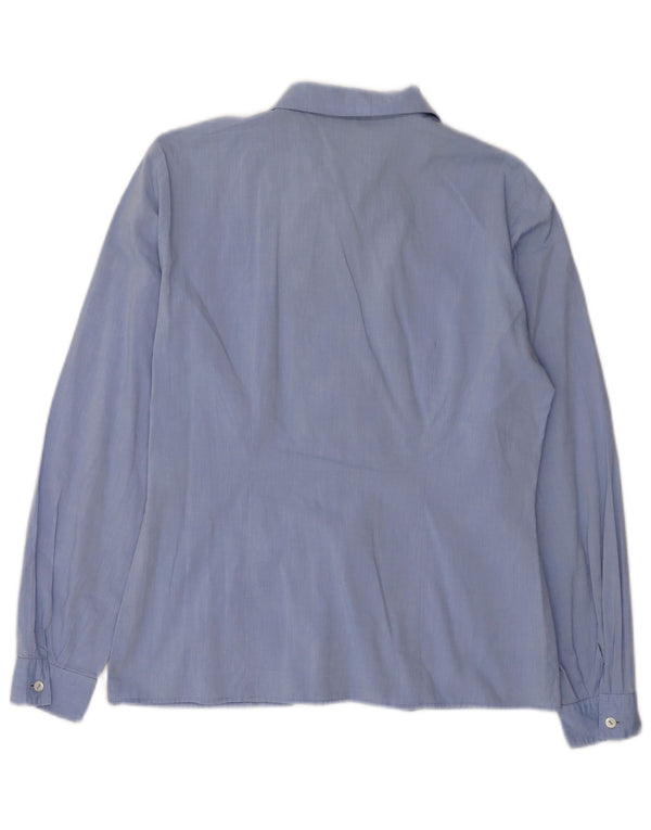 Camicia da donna Marella UK 16 grande cotone blu