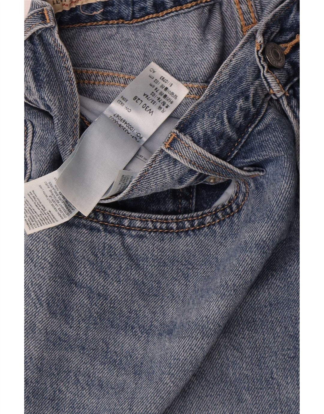 Jeans affusolati da donna Levi's W30 L28 cotone blu