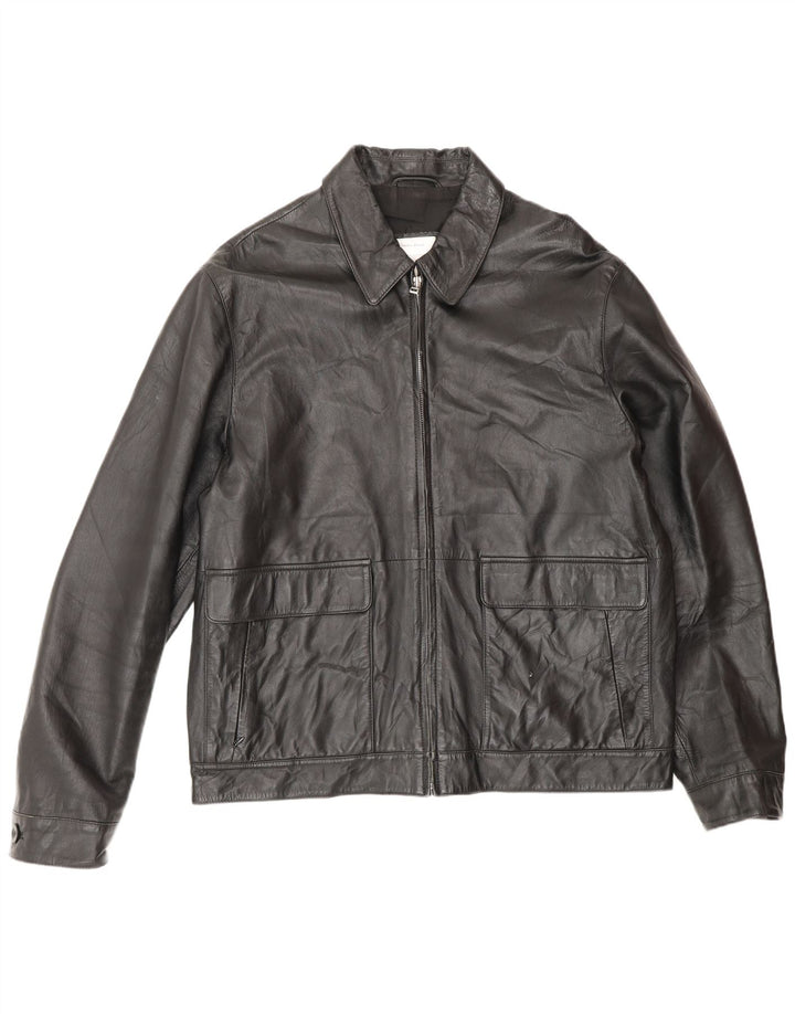 Giacca Pelle Uomo Conbipel IT 54 XL Pelle Nera