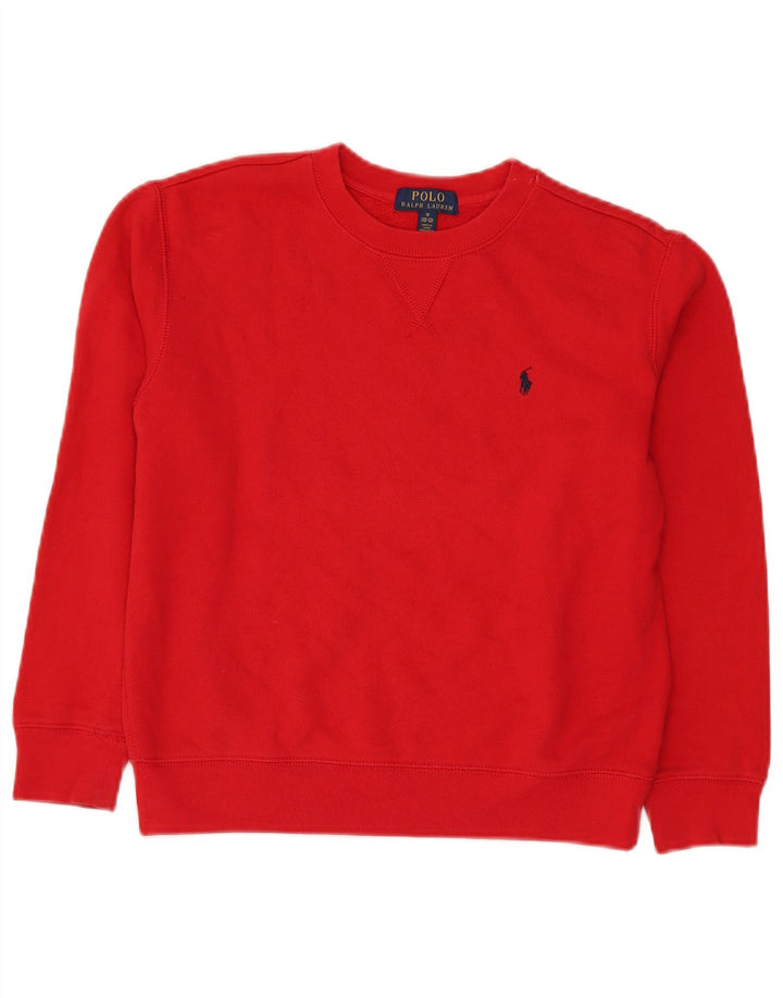 Polo Ralph Lauren Felpa da bambino 10-11 anni in cotone rosso medio