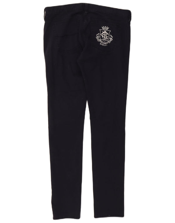 Pantaloni casual skinny da donna Polo Ralph Lauren W32 L32 cotone blu navy