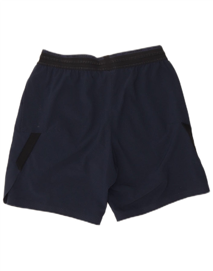 Pantaloncini sportivi Nike da uomo Dri Fit, poliestere color block medio blu navy