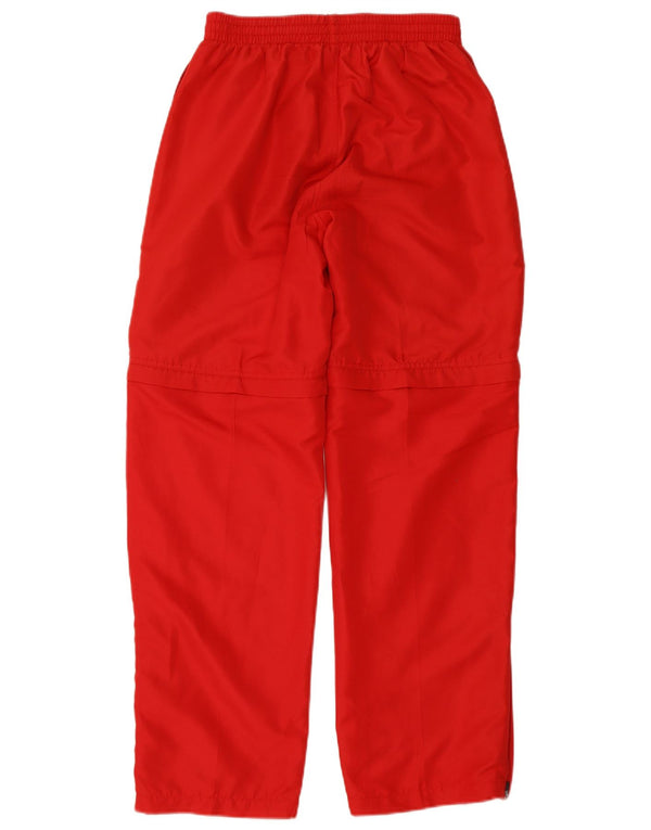 Pantaloni da tuta ASICS da donna UK 14 Large Rosso Poliestere