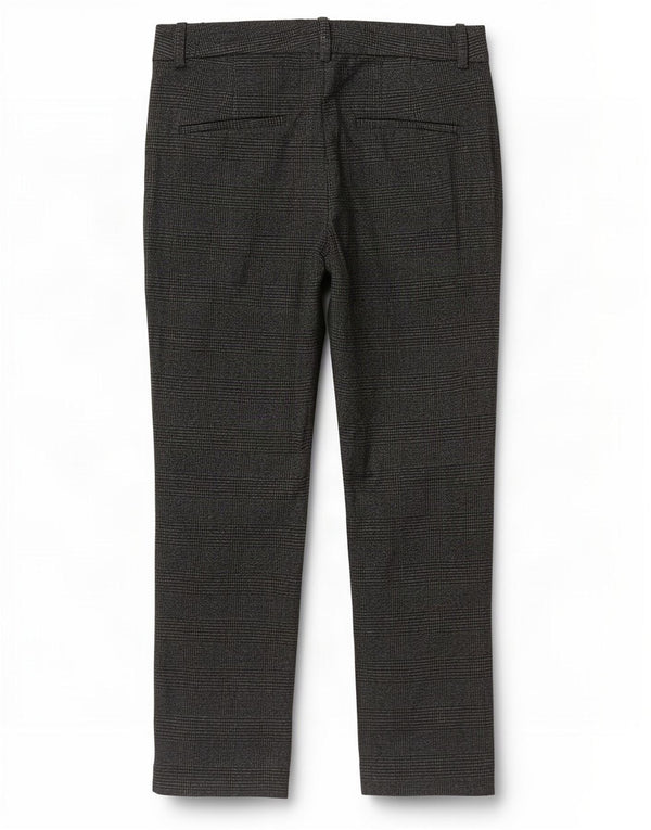 Pantaloni chino affusolati da donna Zara EU 40 medi W30 L27 grigio pied de poule