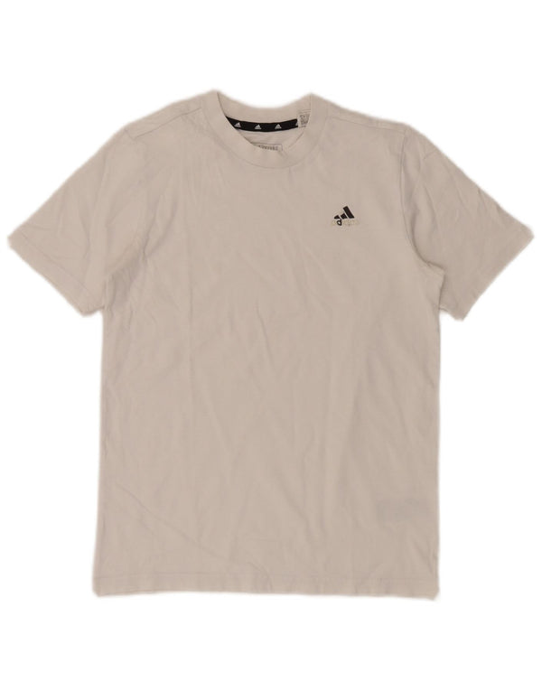 T-shirt Adidas da ragazzo Top 11-12 anni in cotone bianco