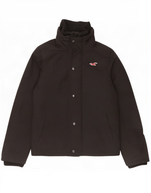 Giacca a vento da uomo Hollister UK 36 Small Poliestere nero