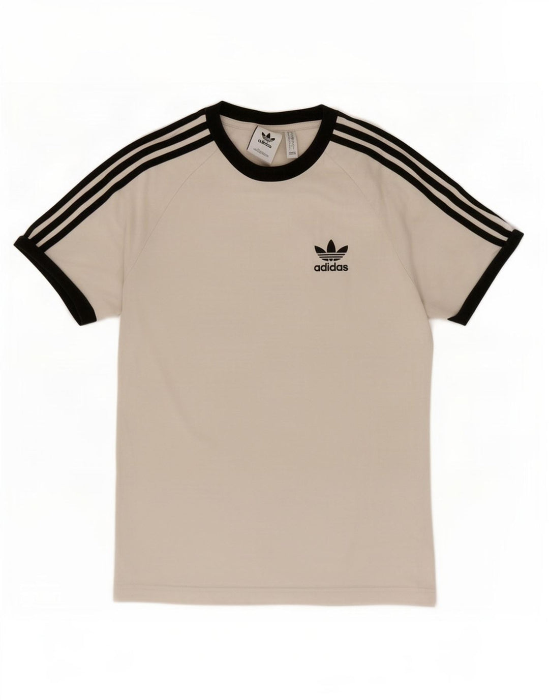 T-shirt da uomo Adidas Top Small in cotone bianco