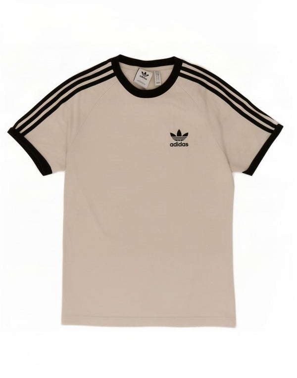 T-shirt da uomo Adidas Top Small in cotone bianco