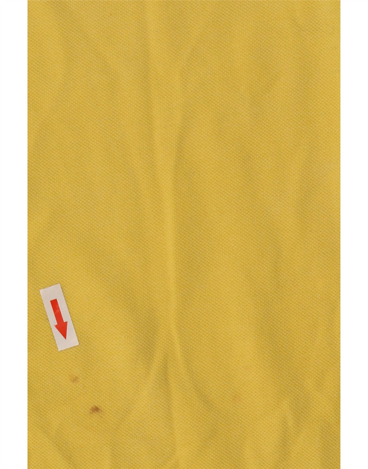 Polo Kappa Uomo Large in Cotone Giallo