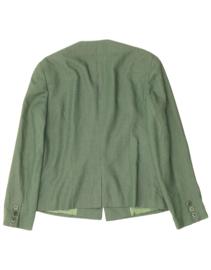 Giacca blazer da donna a 1 bottone Gerry Weber EU 38 Lino verde medio