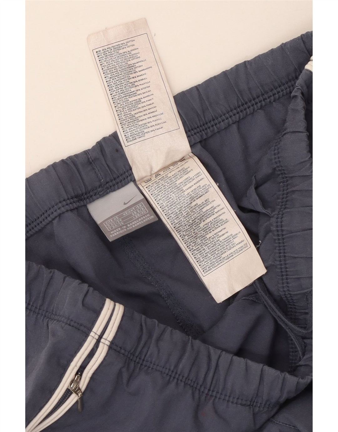 Pantaloni da tuta da donna NIKE UK 6/8 XS poliestere blu navy