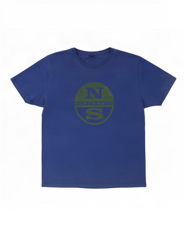 T-shirt grafica da uomo North Sails Top XL in cotone blu