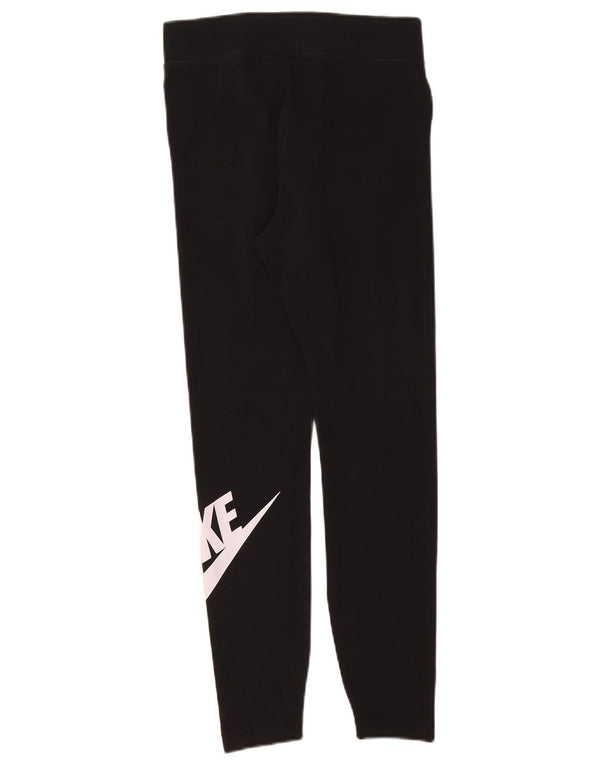 Leggings grafici da donna Nike UK 12 cotone medio nero