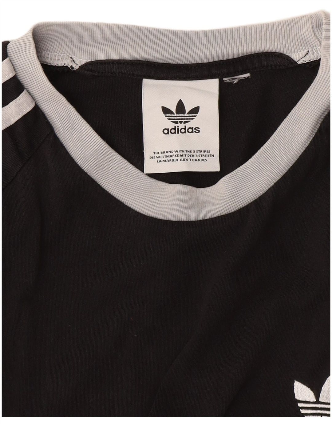 Maglietta Adidas da uomo grande nera