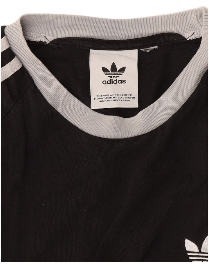 Maglietta Adidas da uomo grande nera