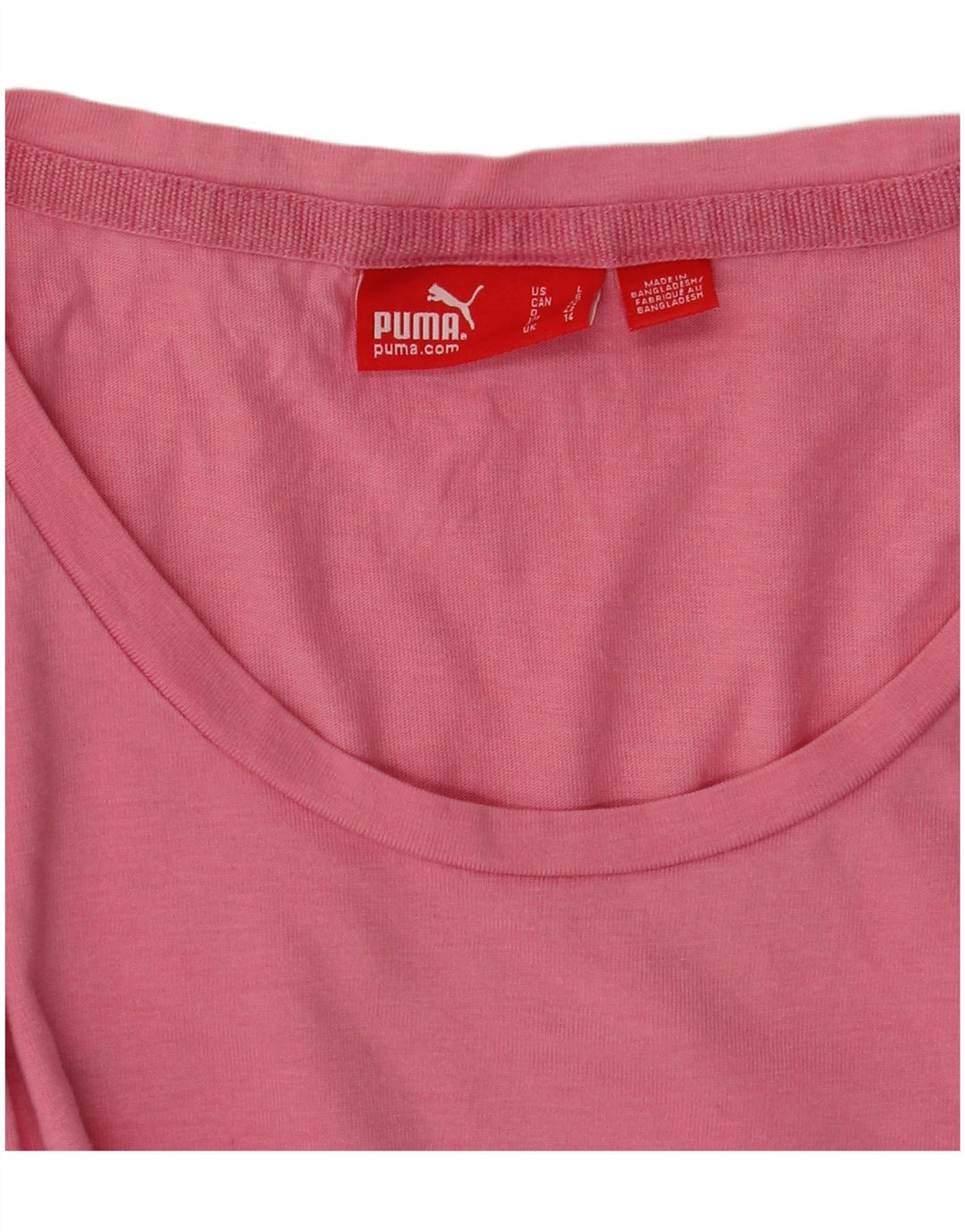 T-shirt grafica da donna Puma UK 14 rosa medio