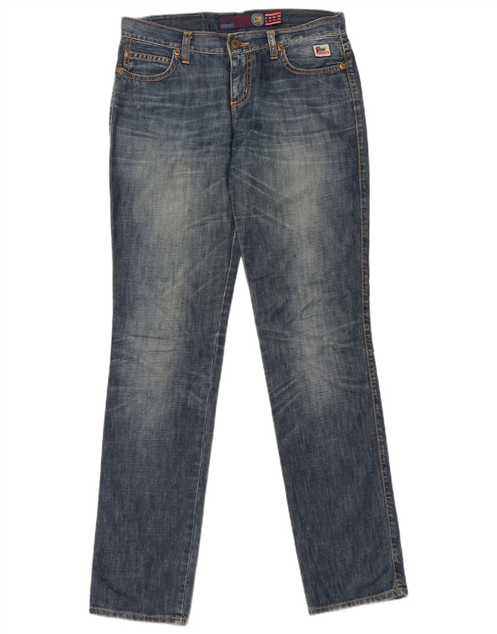 Jeans slim da donna Roy Rogers W27 L32 cotone blu