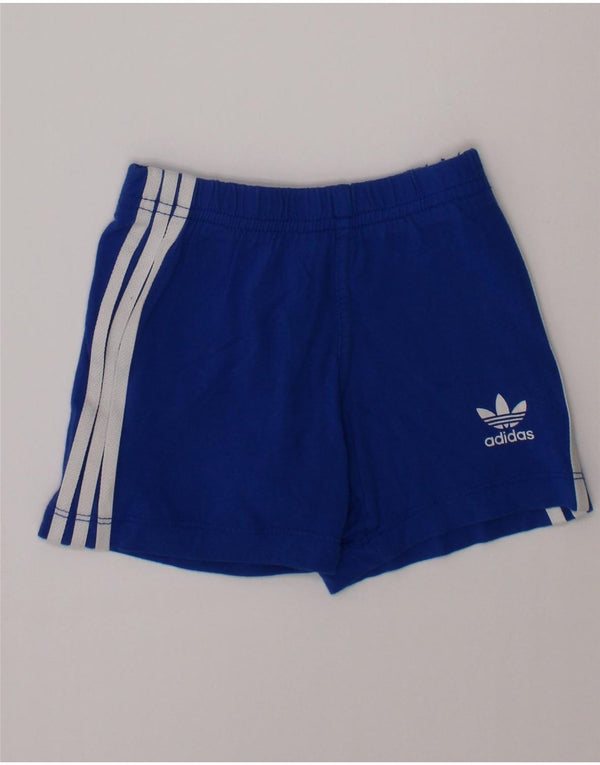 Pantaloncini sportivi ADIDAS per neonato 6-9 mesi in cotone blu