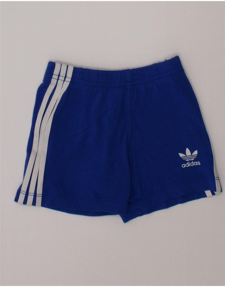 Pantaloncini sportivi ADIDAS per neonato 6-9 mesi in cotone blu