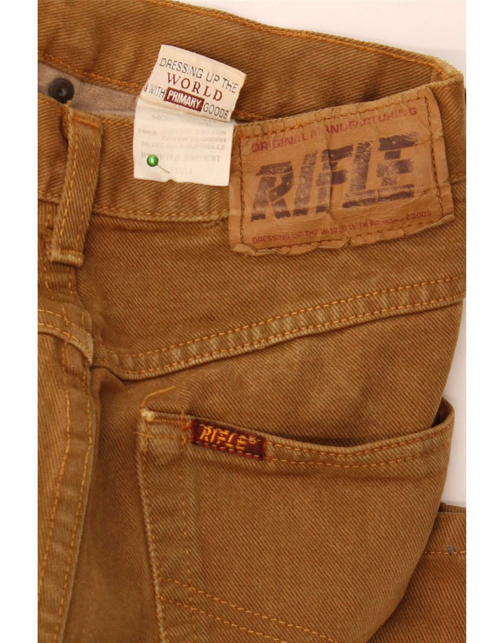 Jeans affusolati da uomo Rifle W32 L30 in cotone marrone