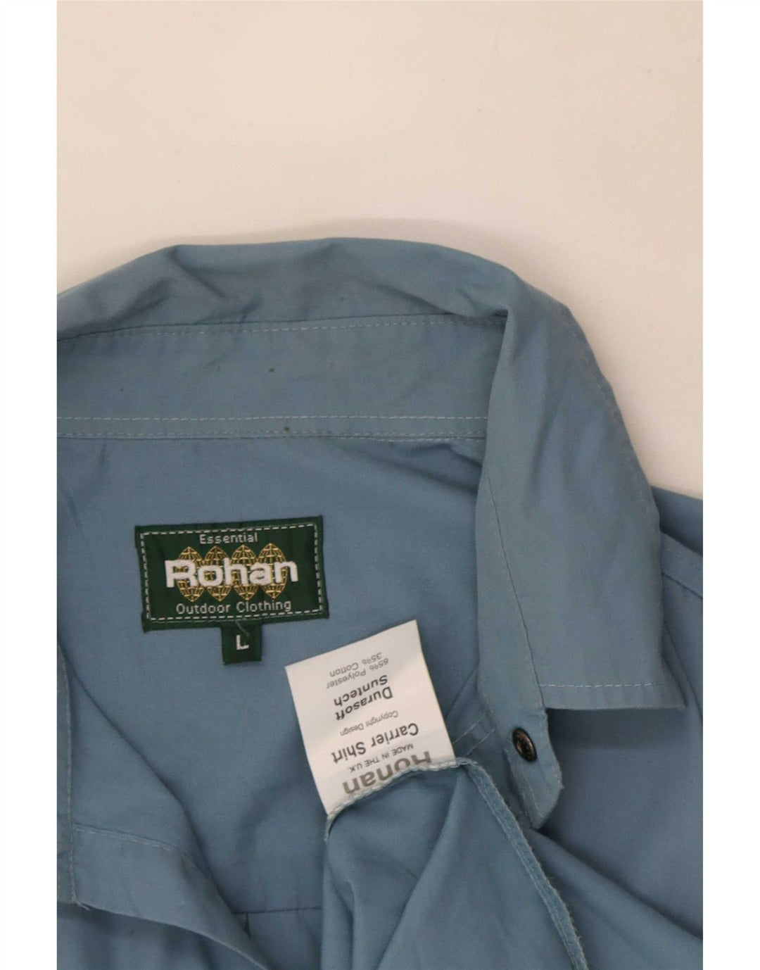Camicia da uomo Rohan grande in poliestere blu