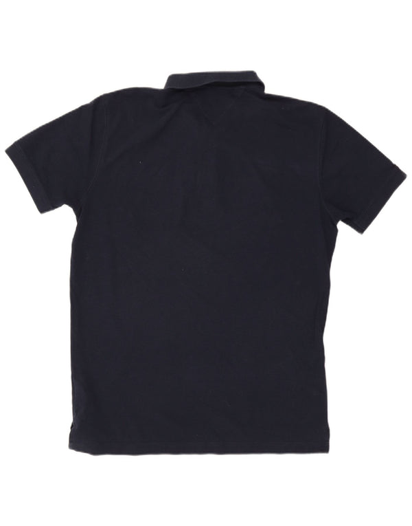 Polo da uomo vestibilità regolare Tommy Hilfiger Large in cotone blu navy