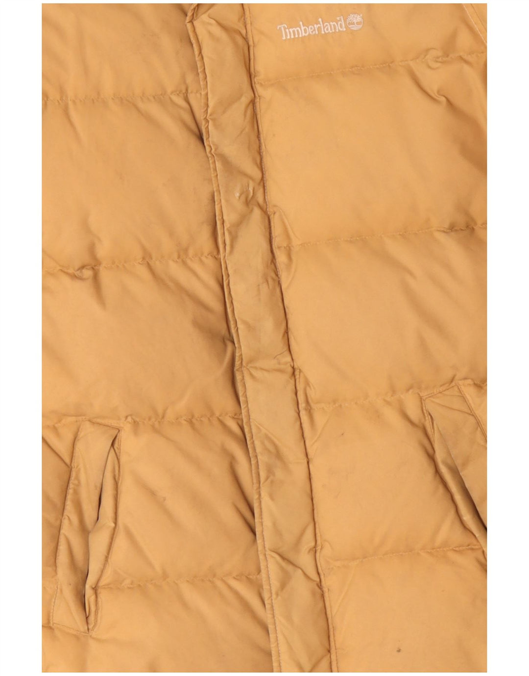 Giacca imbottita oversize da uomo Timberland Weathergear UK 36 piccola gialla