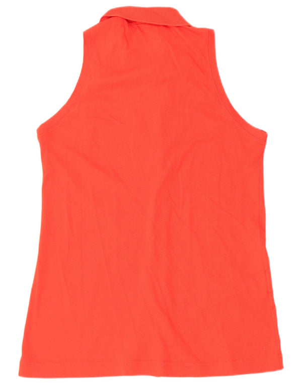 Camicetta senza maniche da donna Sergio Tacchini UK 14 grande cotone rosso