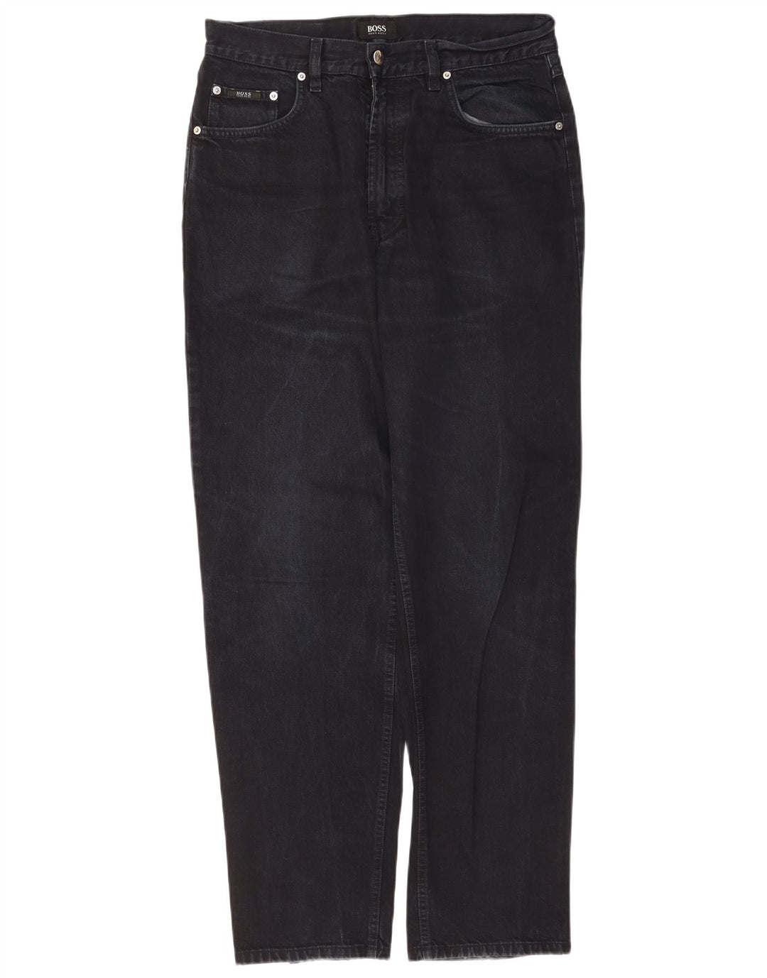 Jeans dritti da uomo Hugo Boss W32 L32 neri