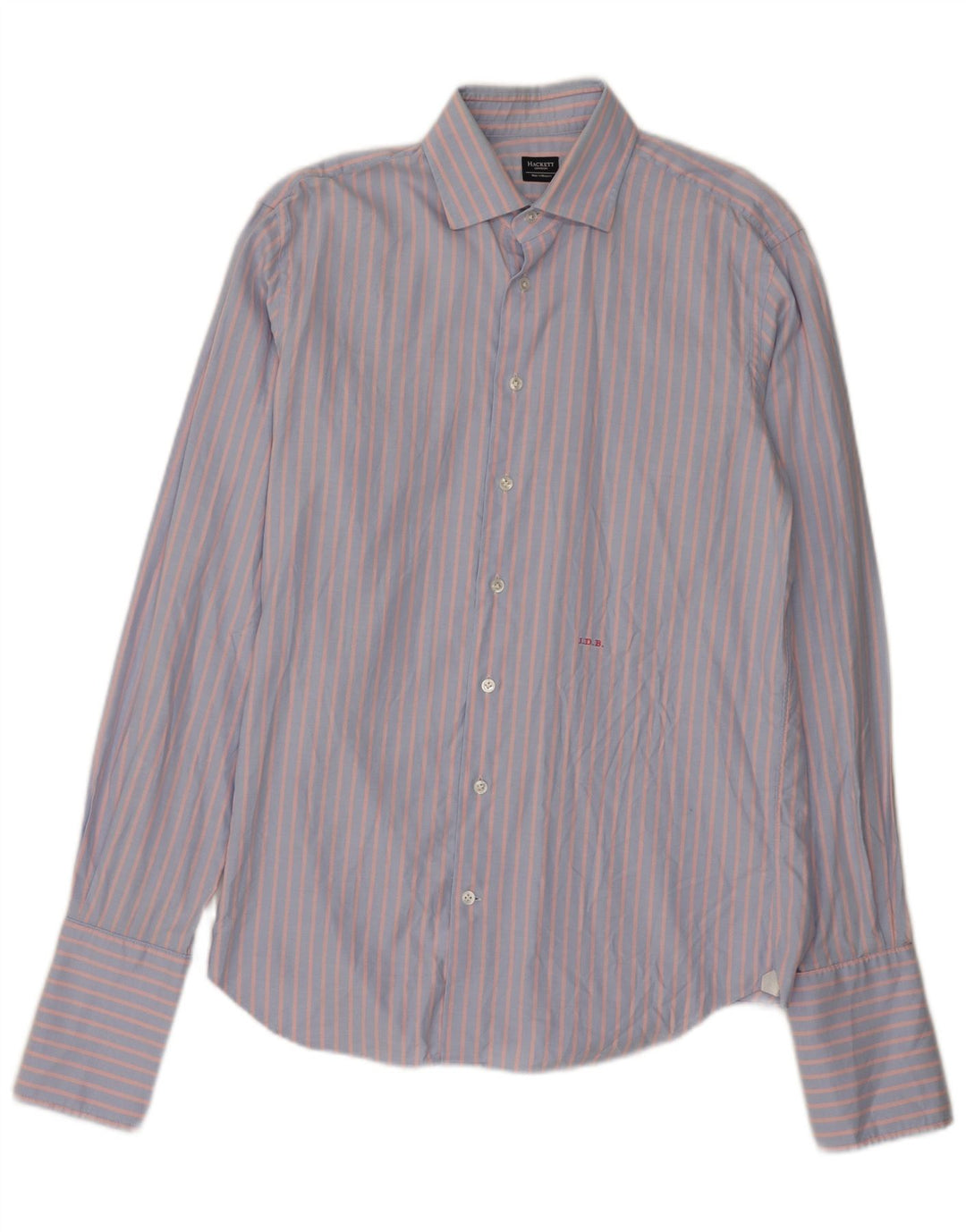 Camicia formale da uomo Hackett a righe blu medio