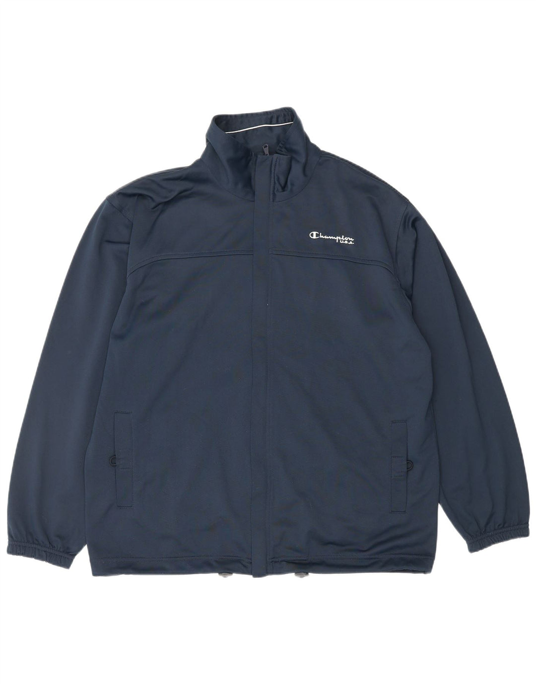 CHAMPION Giacca da tuta da uomo in poliestere medio blu navy